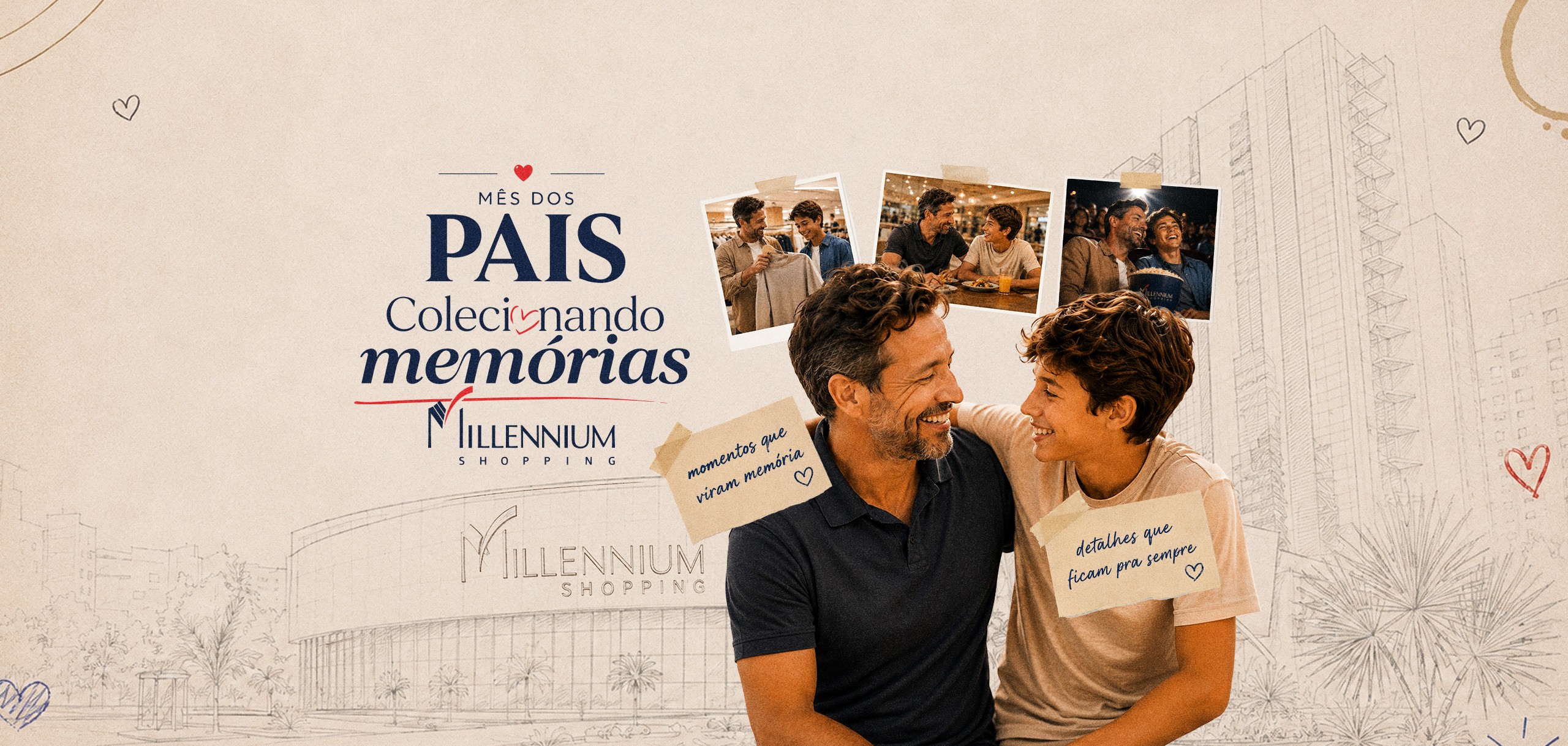 Banner no Millennium Shopping